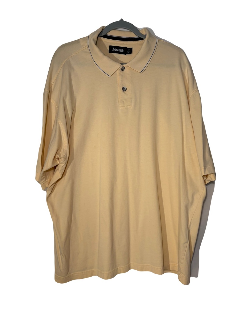 Ashworth Men's Yellow Polo Shirt size XXL